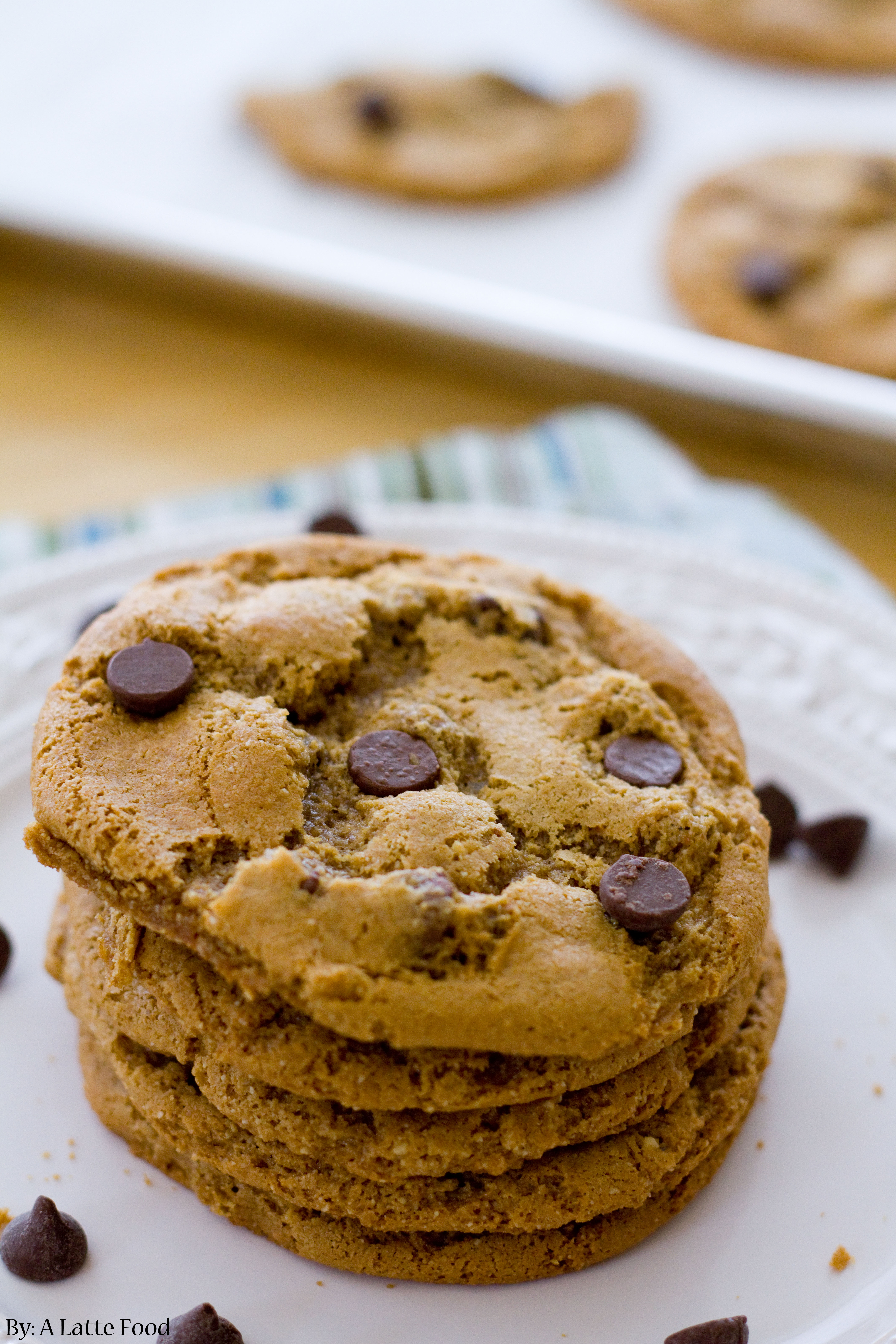 GlutenFree Peanut Butter Chocolate Chip Cookies A Latte Food