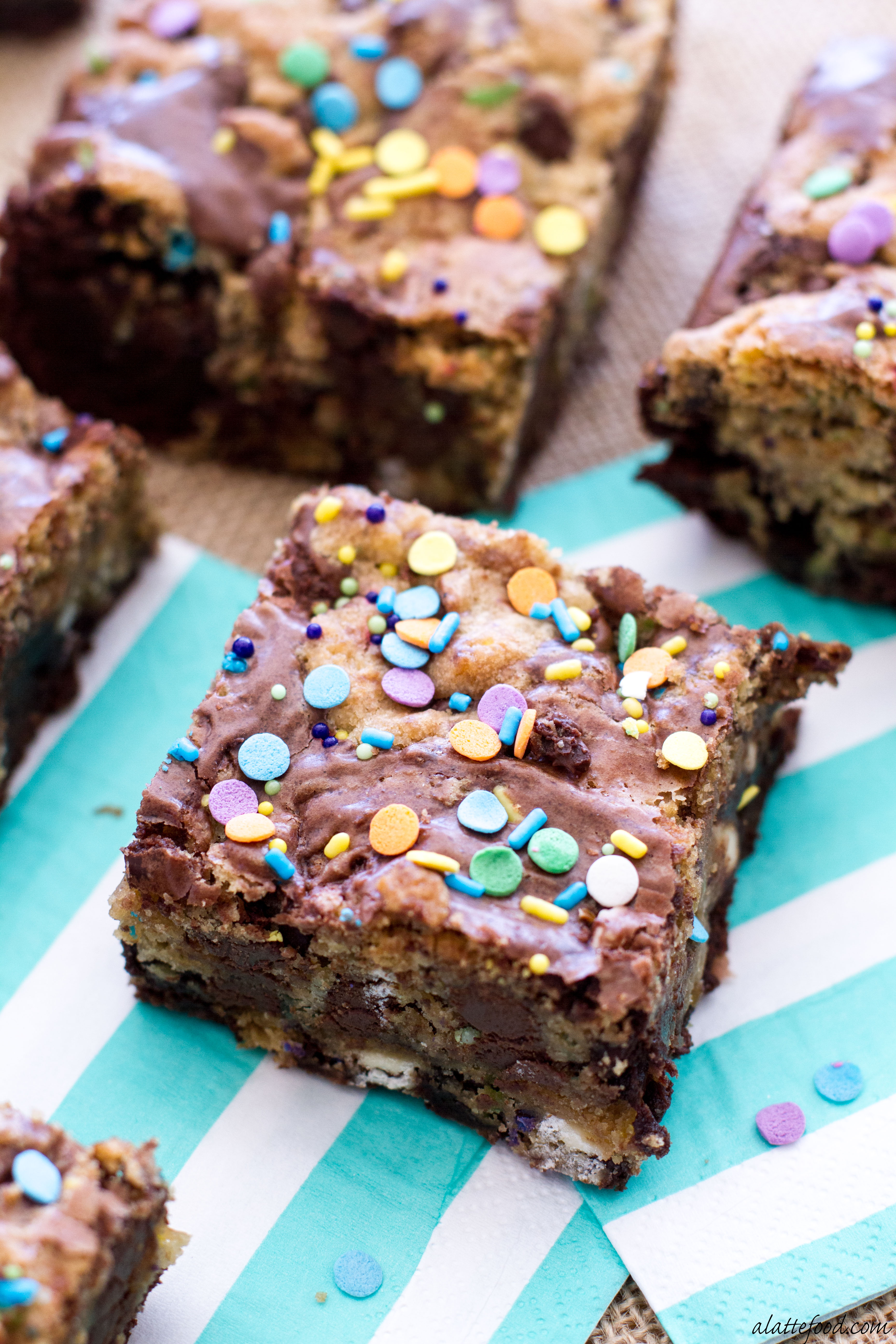 Cake Batter Cookie Brownies