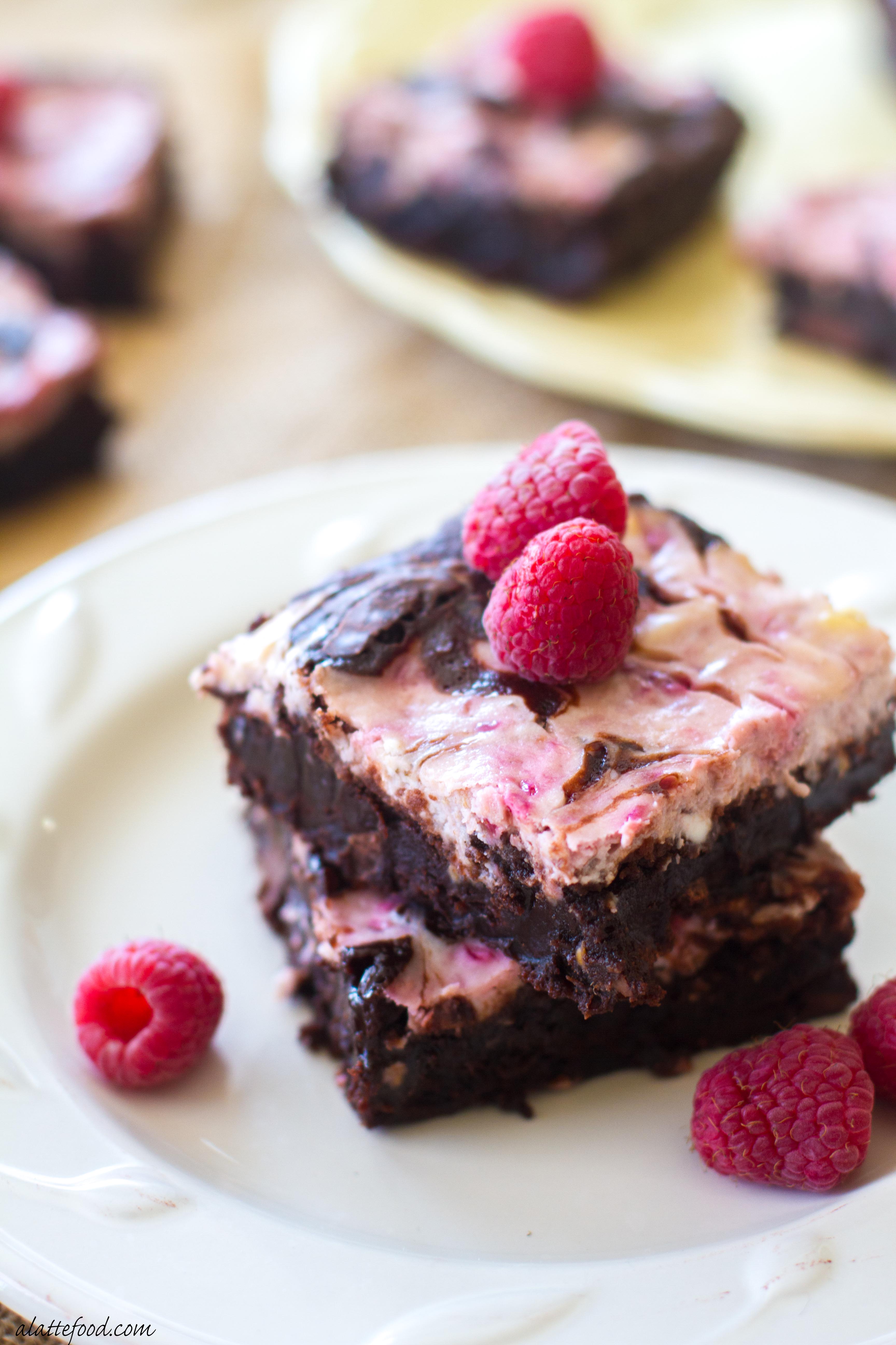 Raspberry Cheesecake Brownies