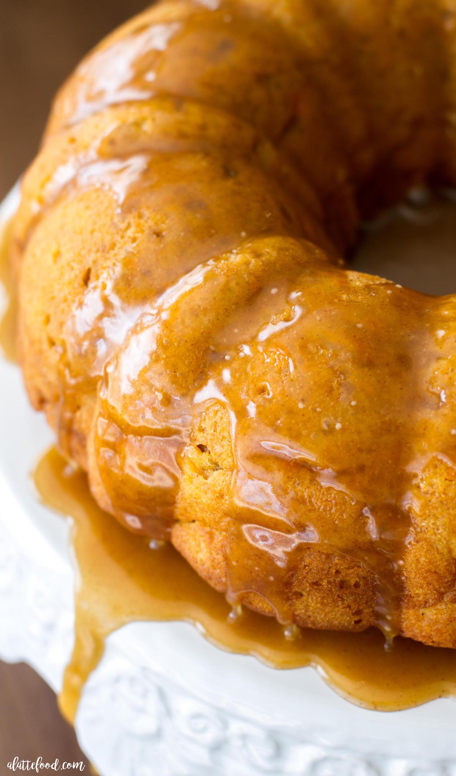 Sweet Potato Bundt Cake with Brown Sugar Glaze