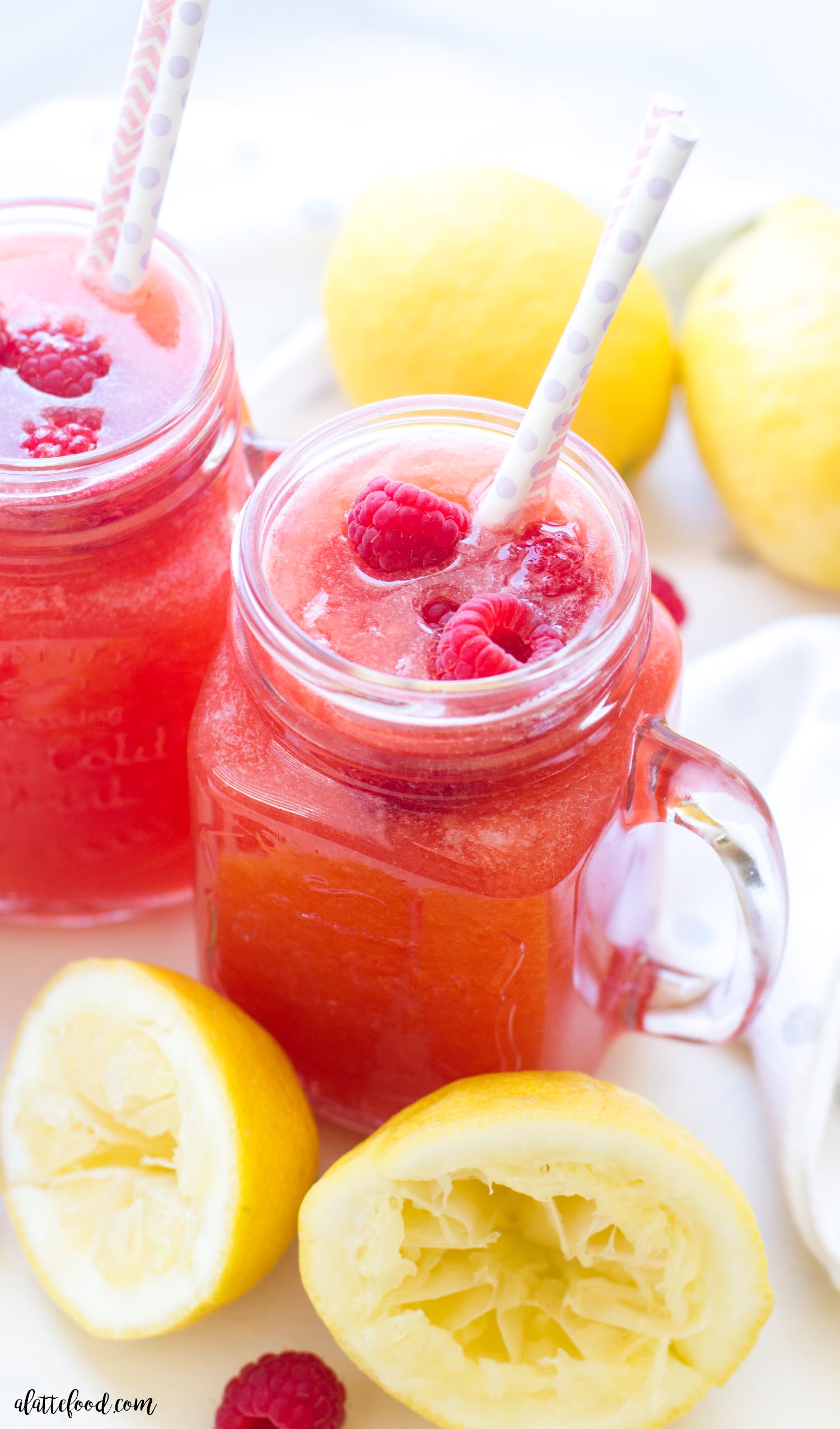 Peach Raspberry Lemonade