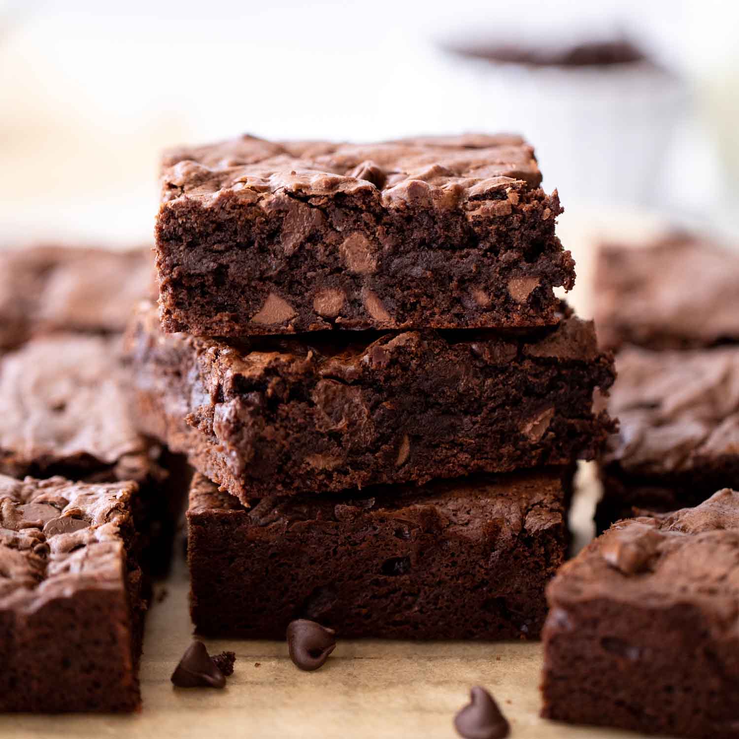 Double Chocolate Fudge Brownies - A Latte Food