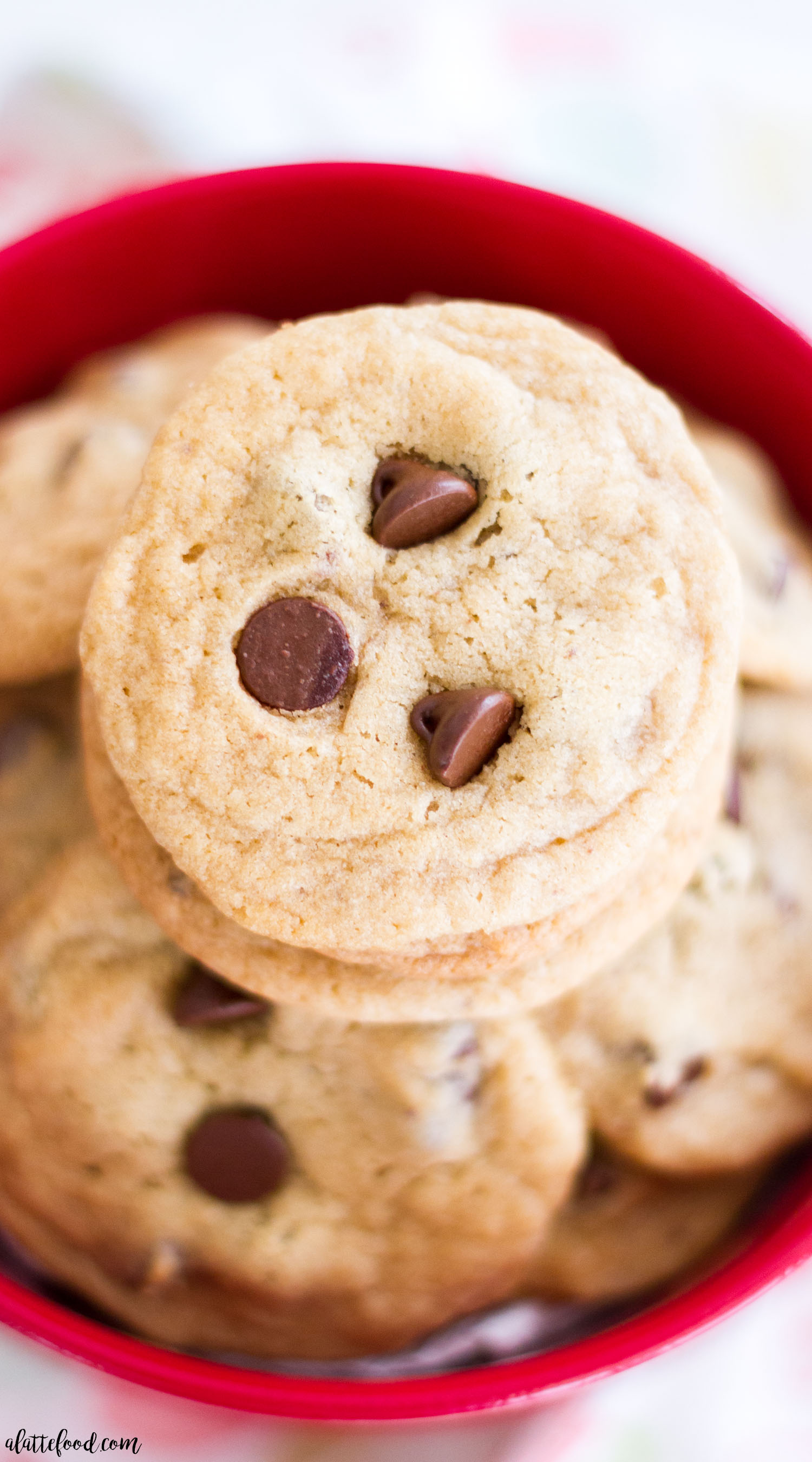 Mini Chocolate Chip Cookies A Latte Food