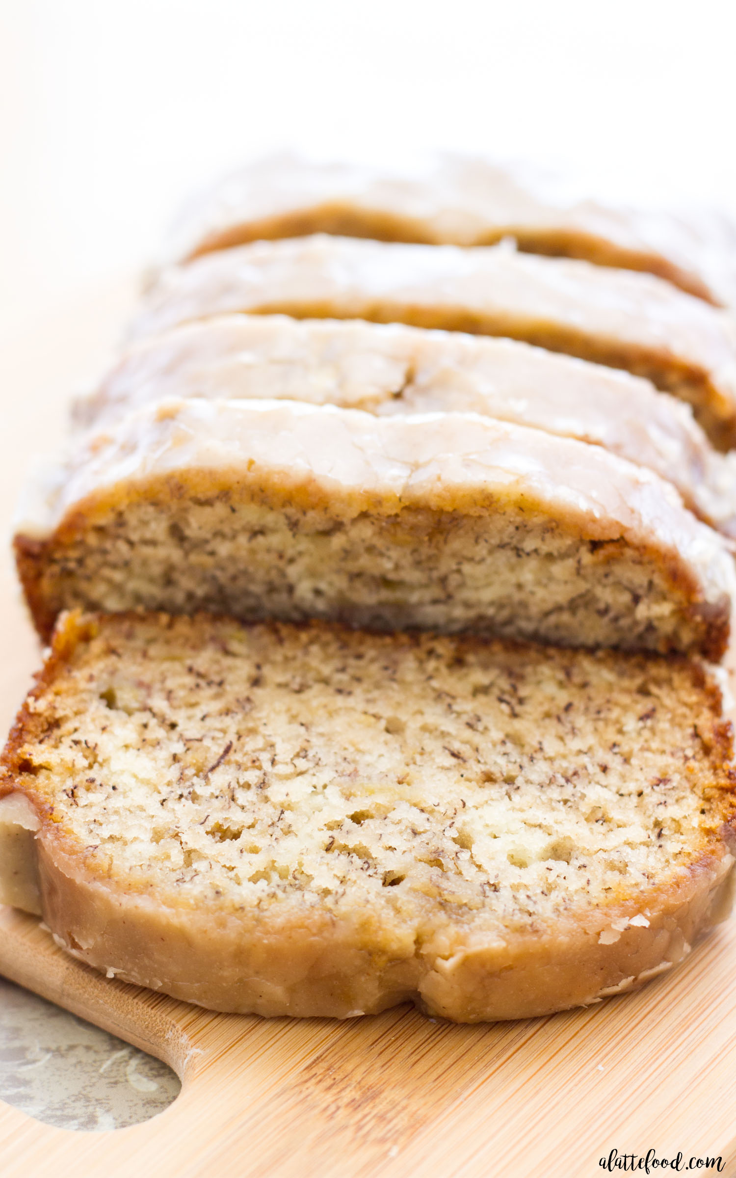 Maple Glazed Banana Bread A Latte Food