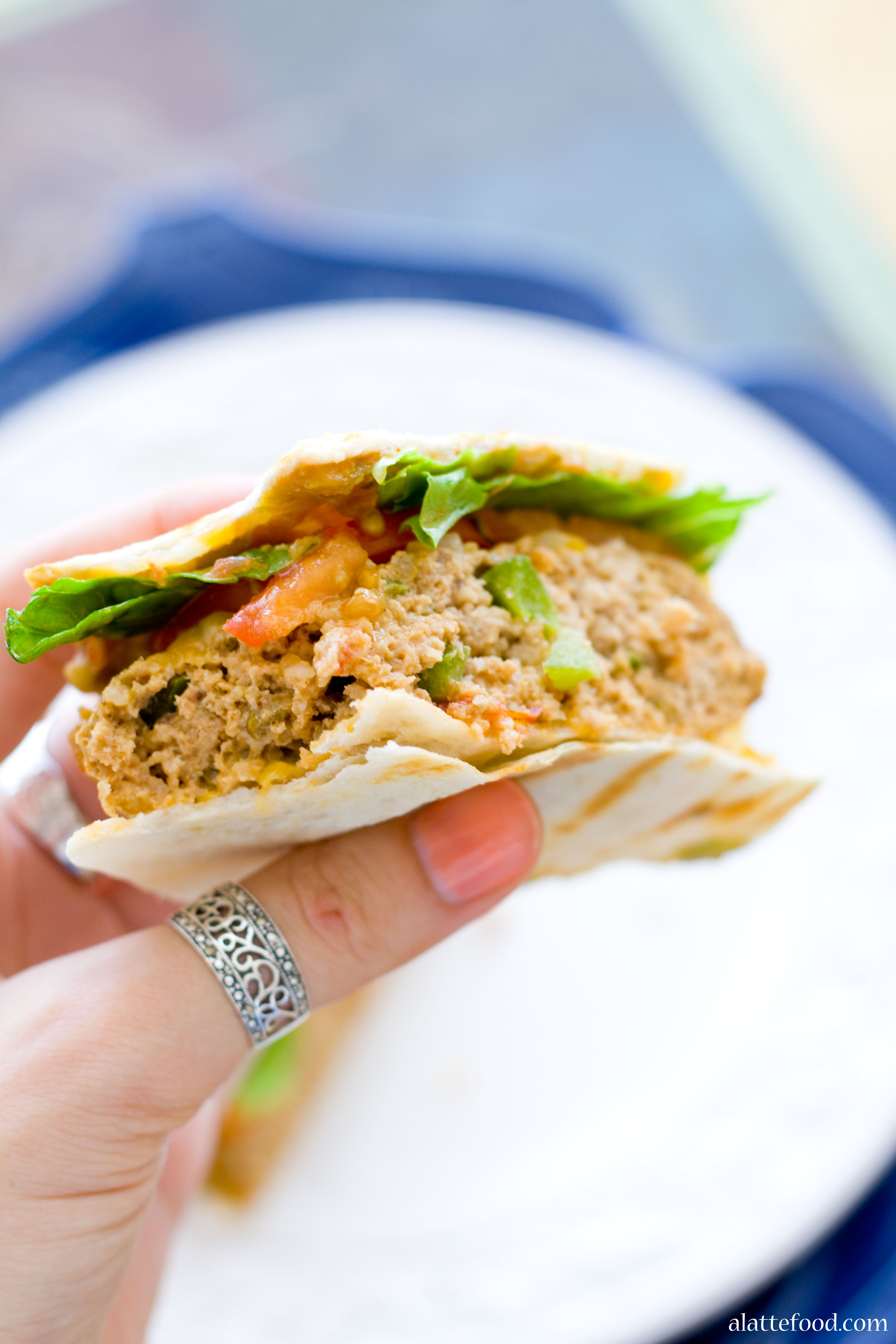 Stuffed Mexican Turkey Burgers A Latte Food