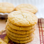 A stack of chewy classic snickerdoodles.