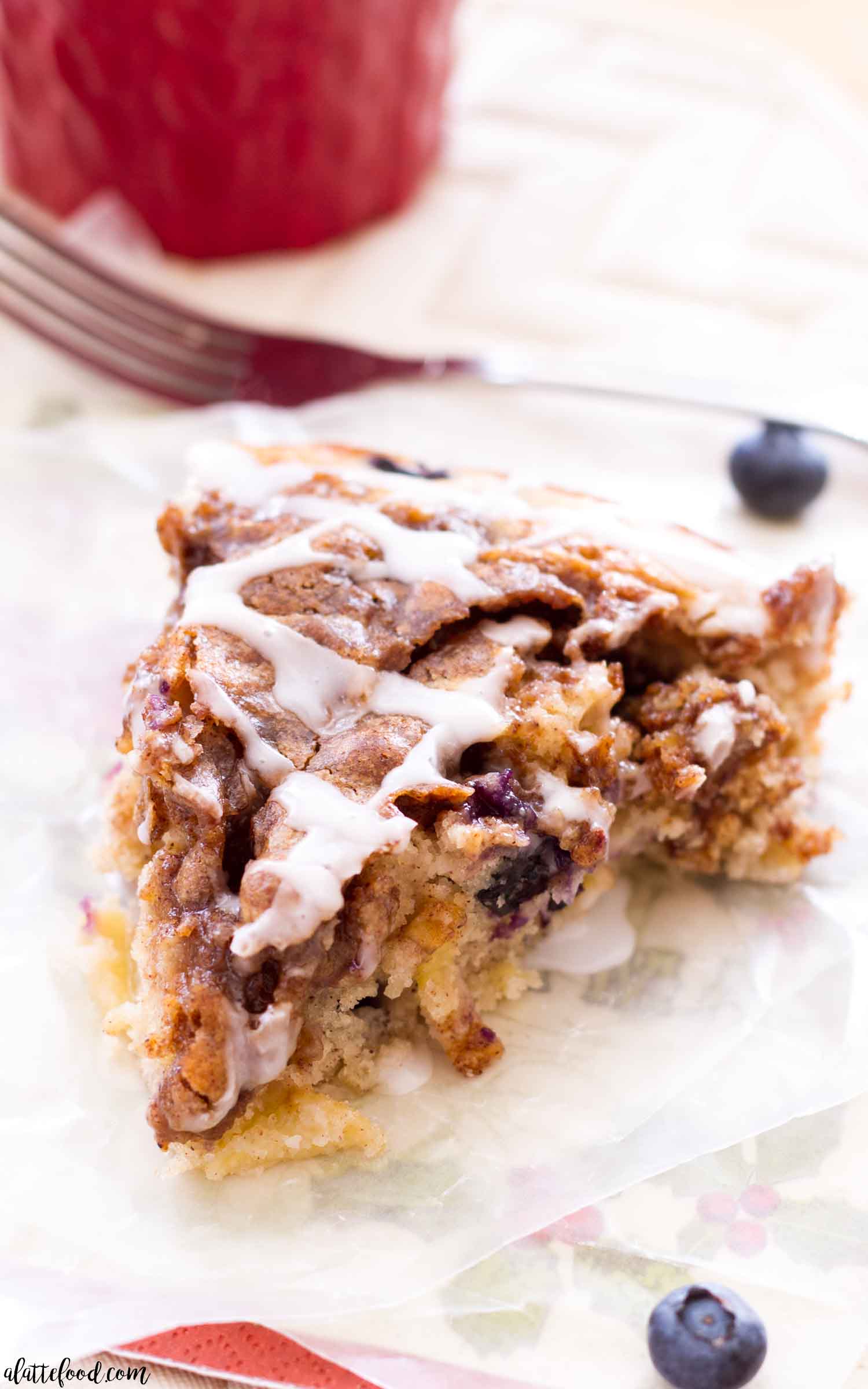 Apple Blueberry Coffee Cake A Latte Food