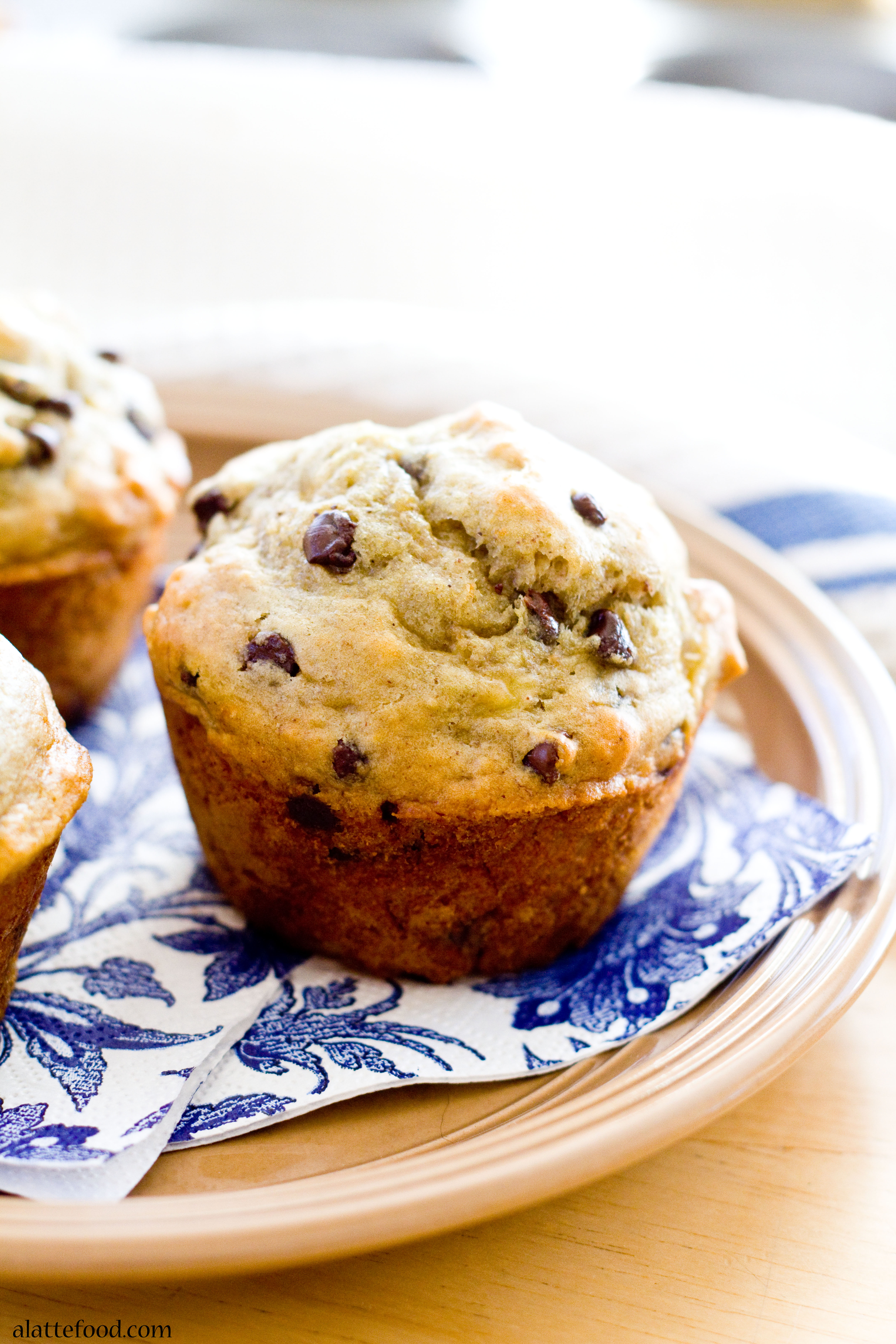 SKINNY PEANUT BUTTER HONEY BANANA MUFFINS