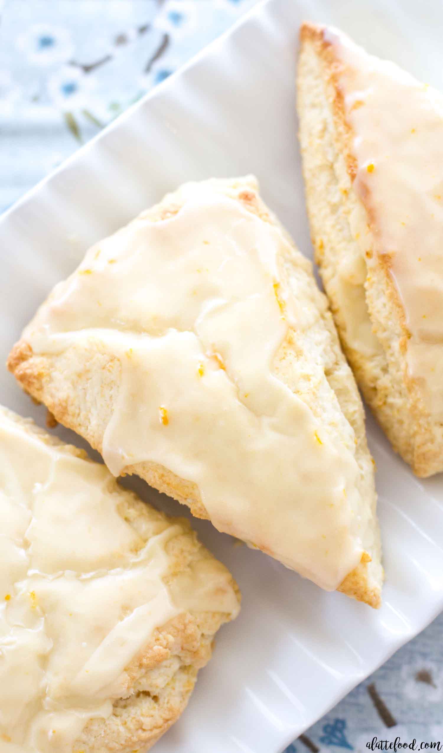 Orange Cream Scones - A Latte Food
