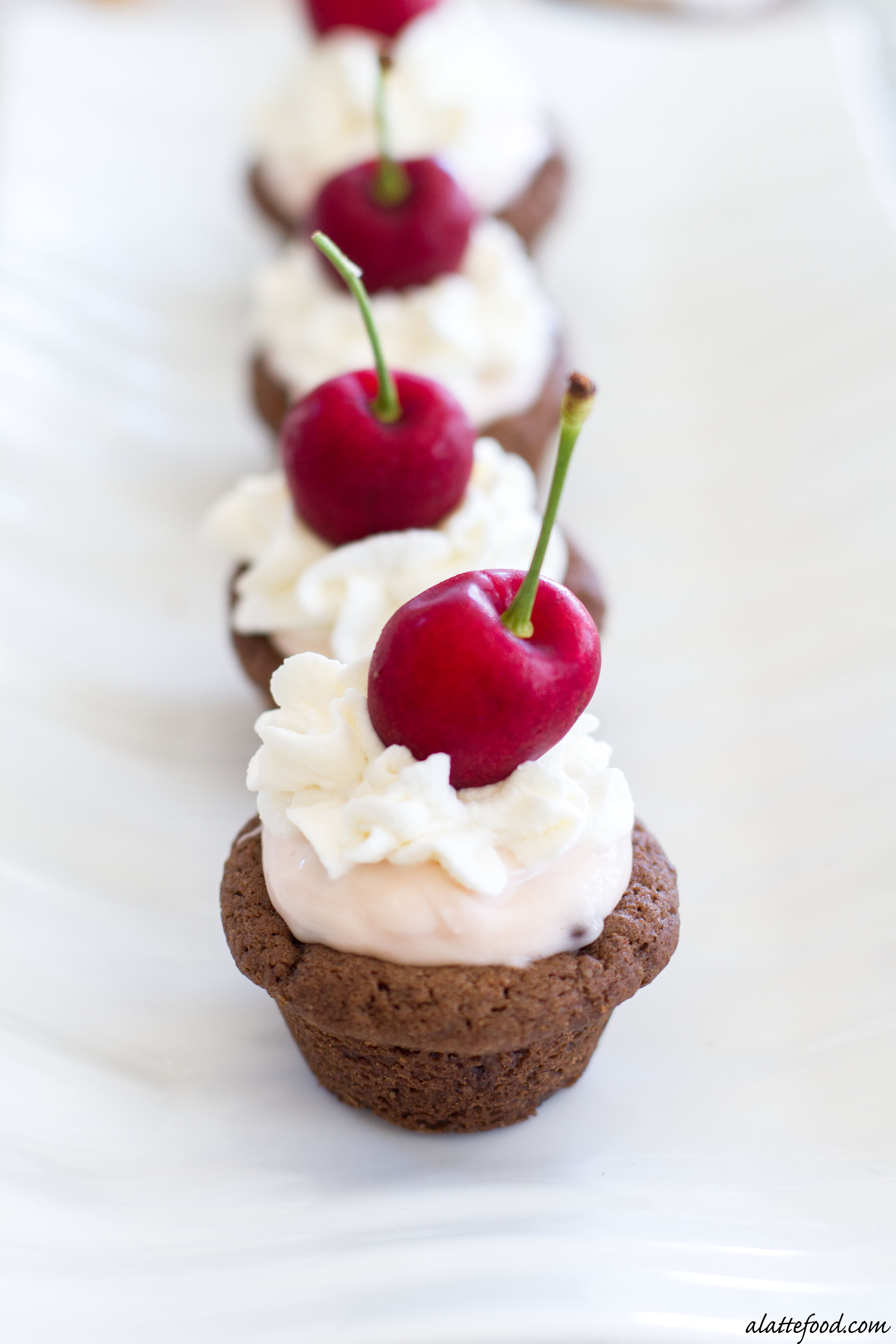 Dr. Pepper Cherry® Cheesecake Cookie Cups A Latte Food