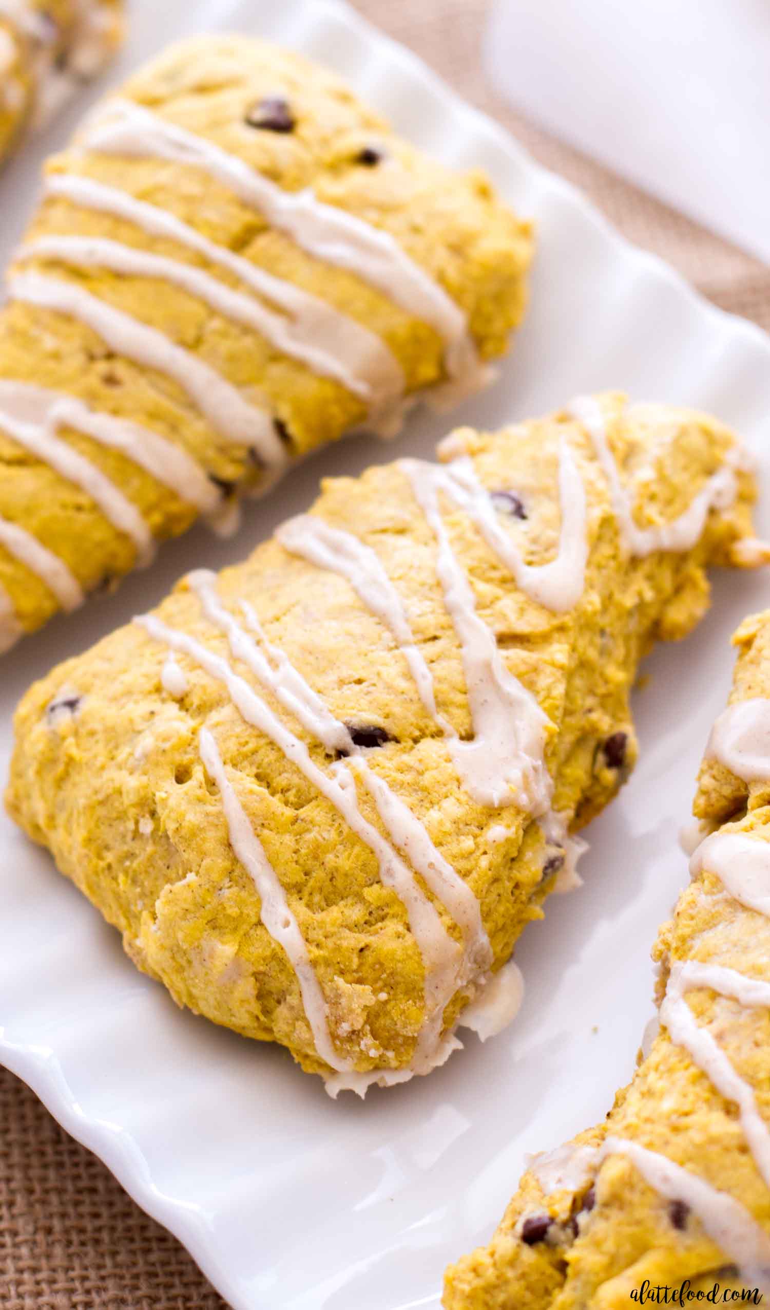 Pumpkin Chocolate Chip Scones A Latte Food