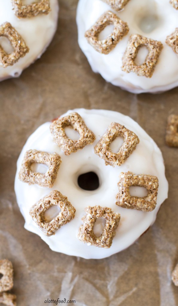{ Baked } Cereal and Milk Donuts A Latte Food