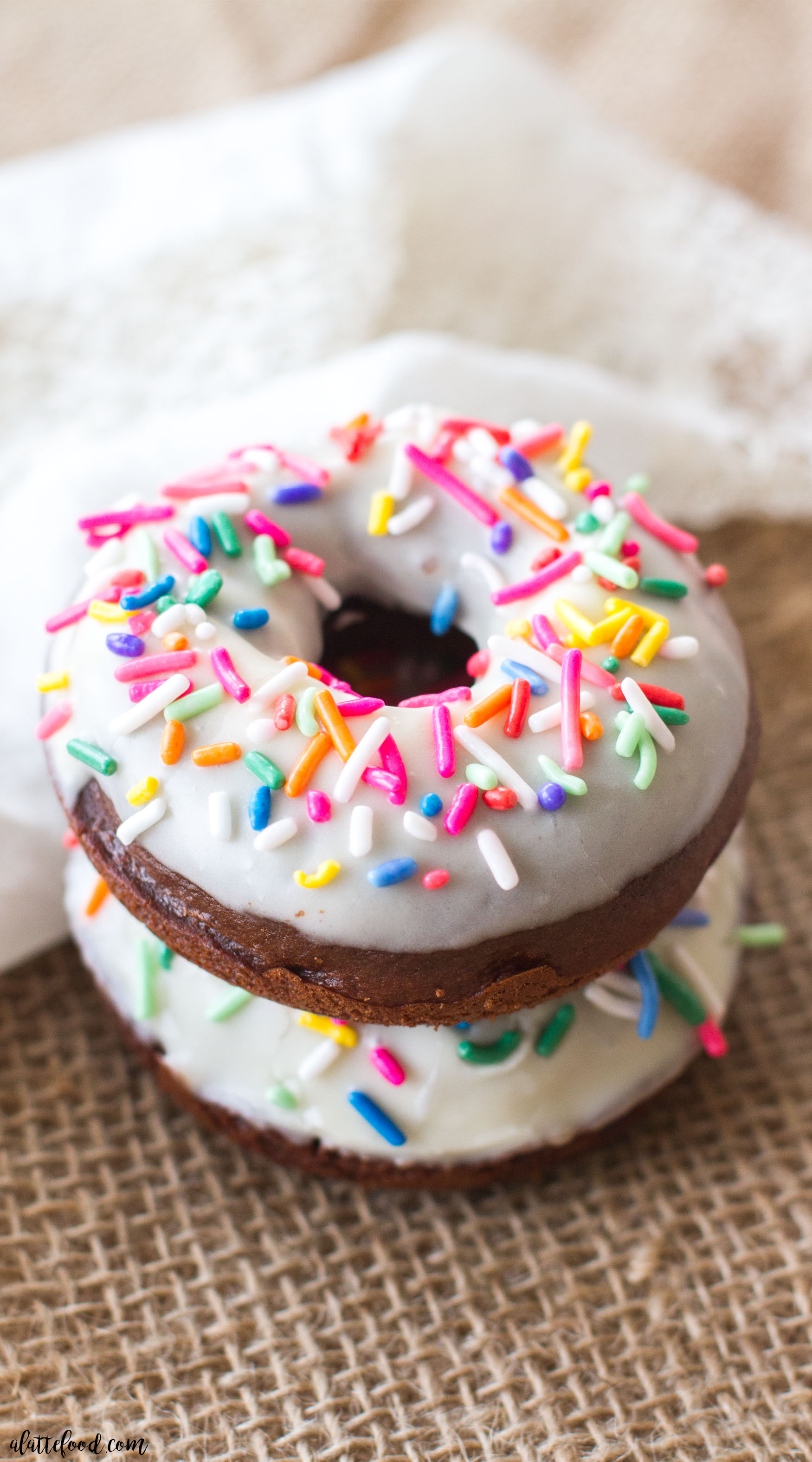 Yeast Donuts with White Chocolate Glaze