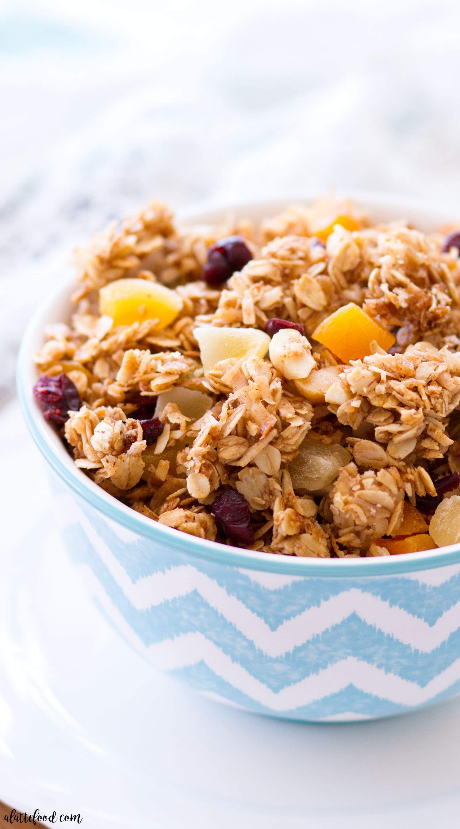 Homemade Tropical Coconut Granola A Latte Food