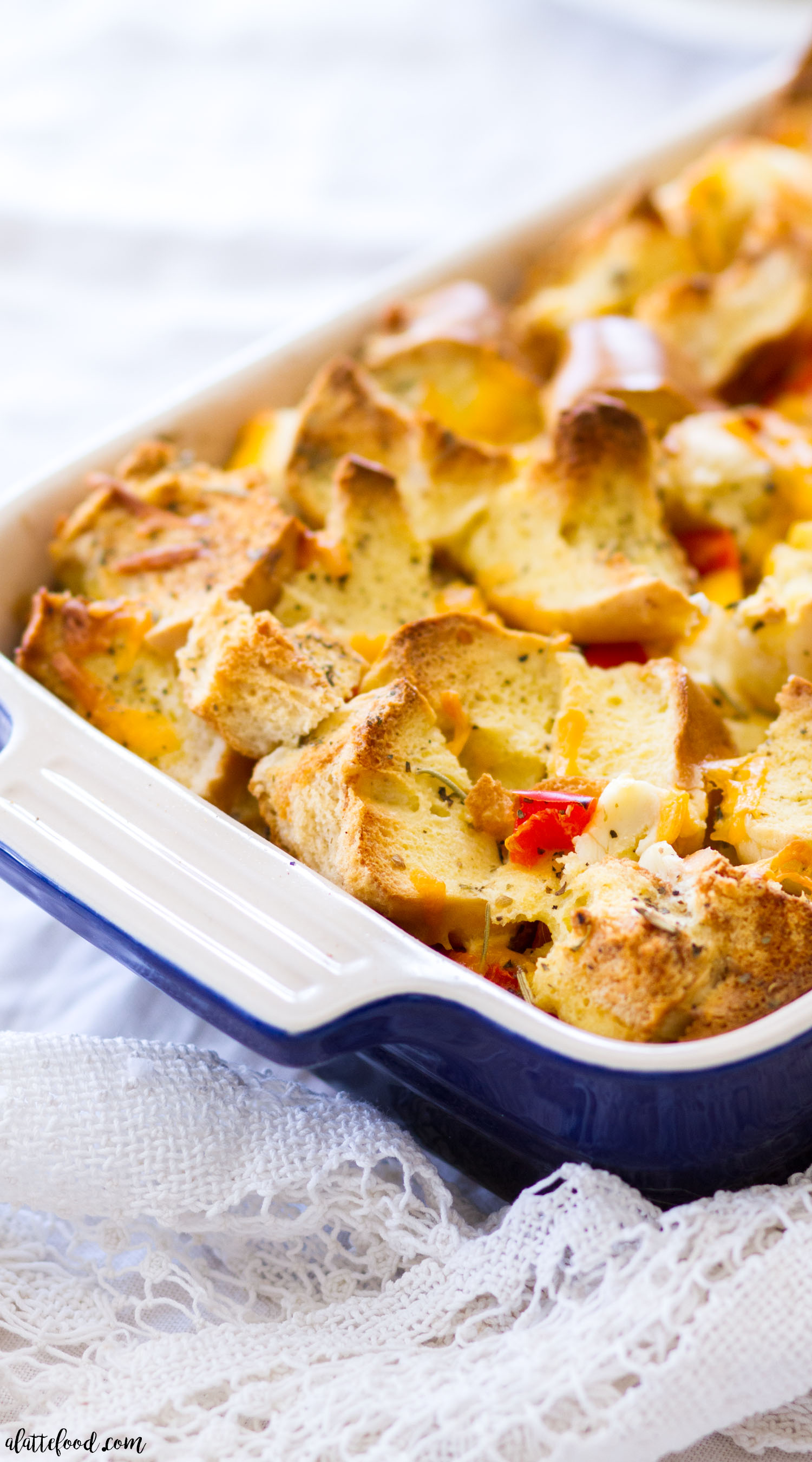 Savory Bagel and Cream Cheese French Toast Casserole - A ...