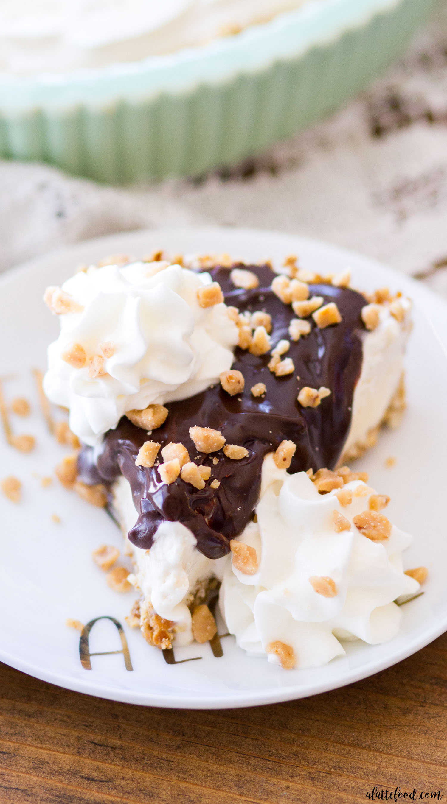 No Bake Caramel Macchiato Ice Cream Pie A Latte Food