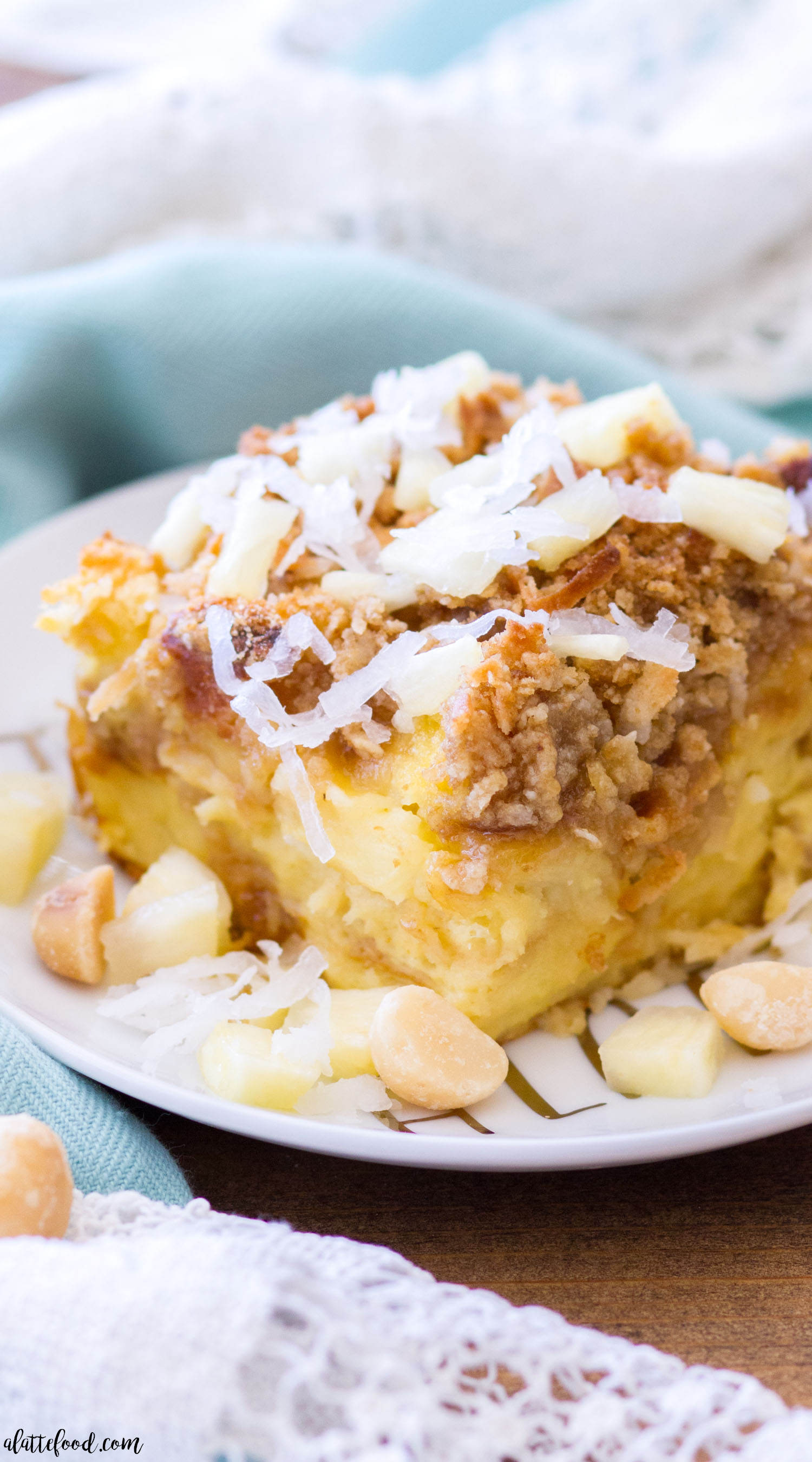 Pineapple Coconut French Toast Casserole-image