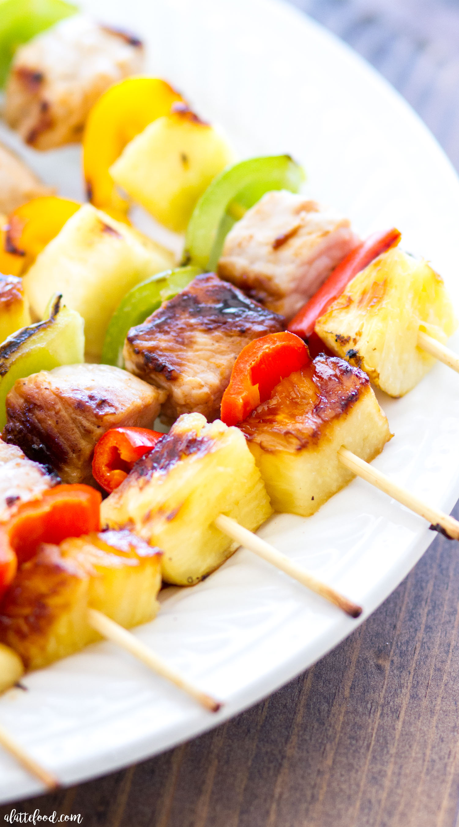 Sweet & Savory Hawaiian Pork Kabobs A Latte Food