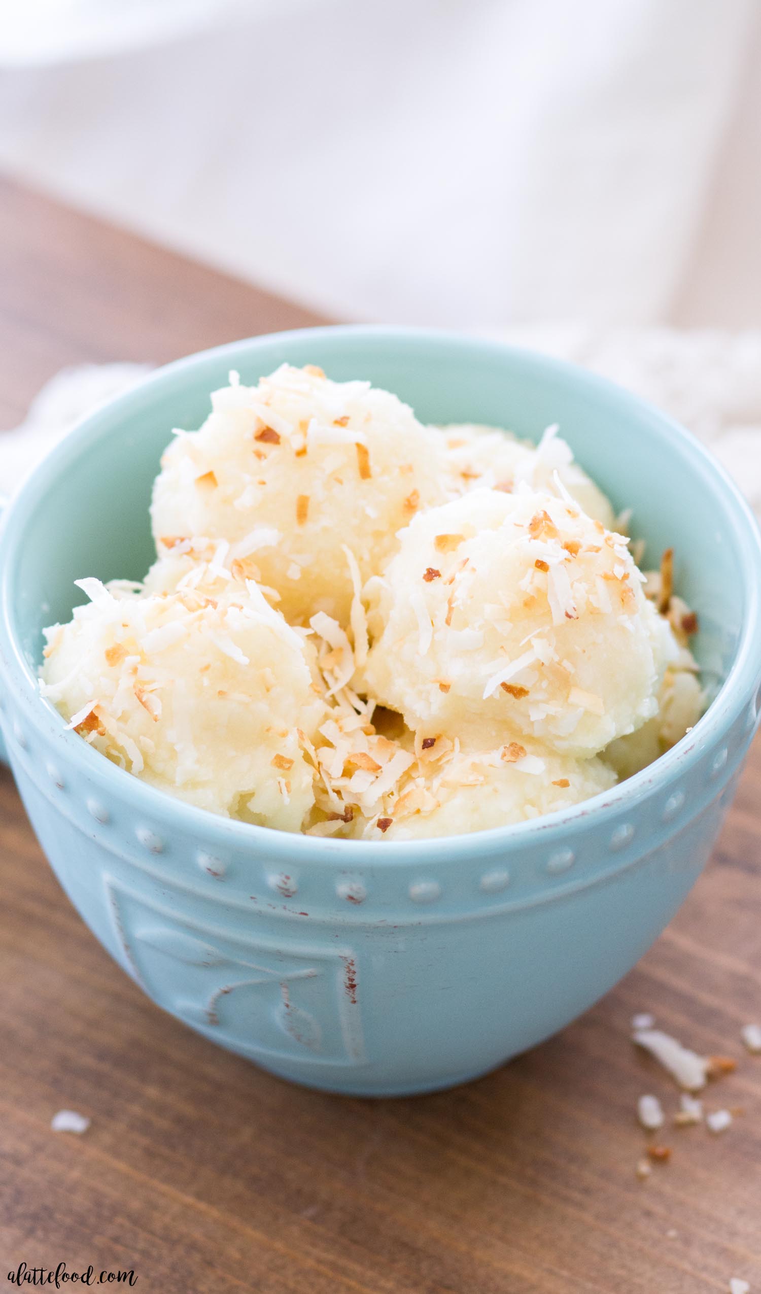 Pineapple Coconut Sorbet A Latte Food