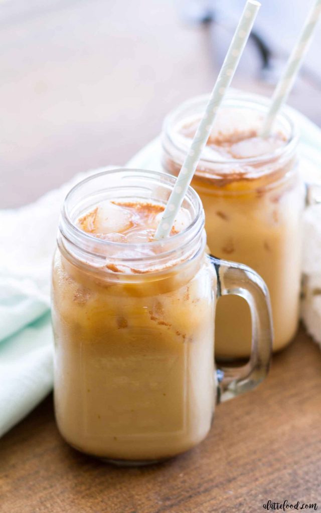 Easy Cold Brew Coffee with Cinnamon Vanilla Creamer A Latte Food