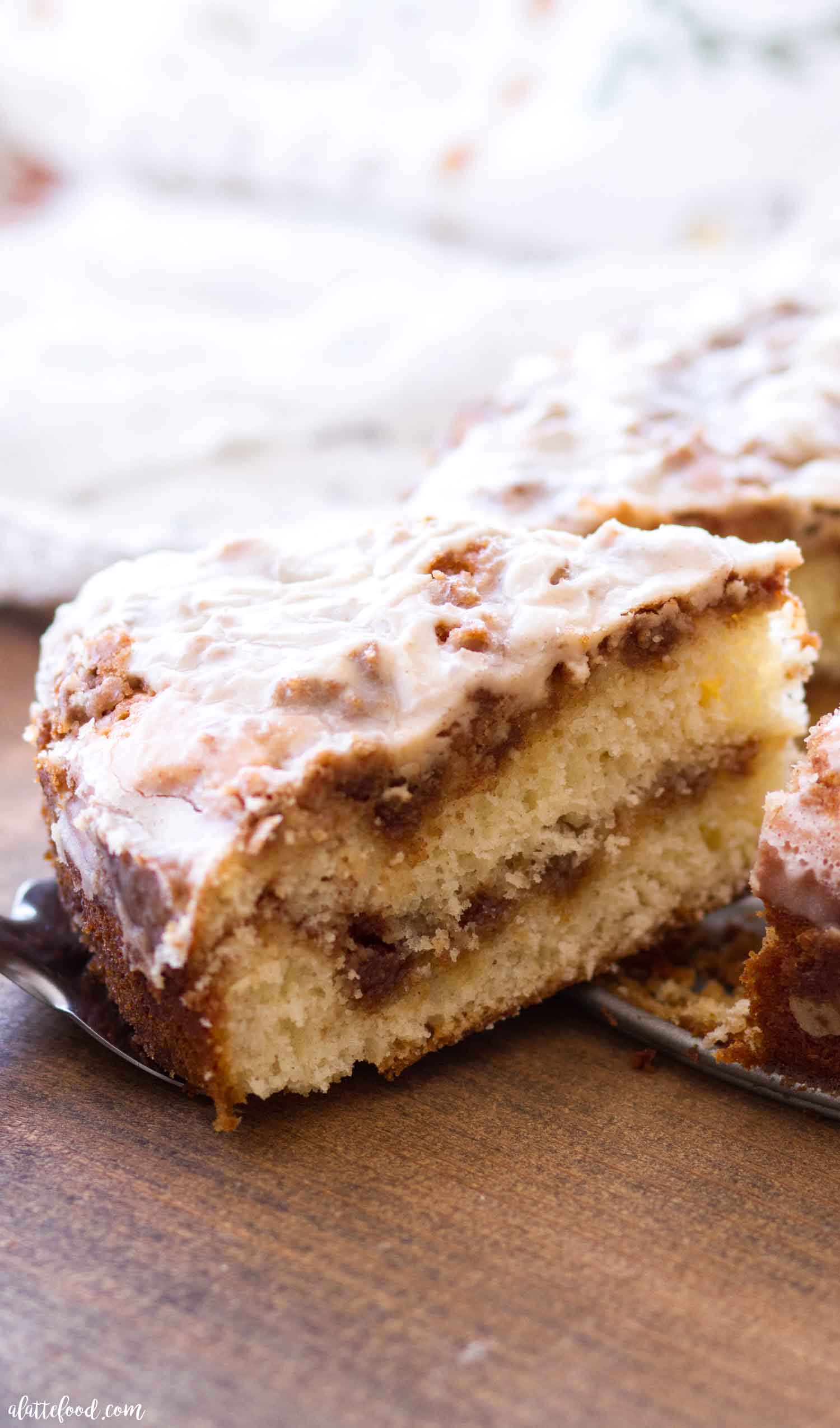 cinnamon roll cake recipe a latte food
