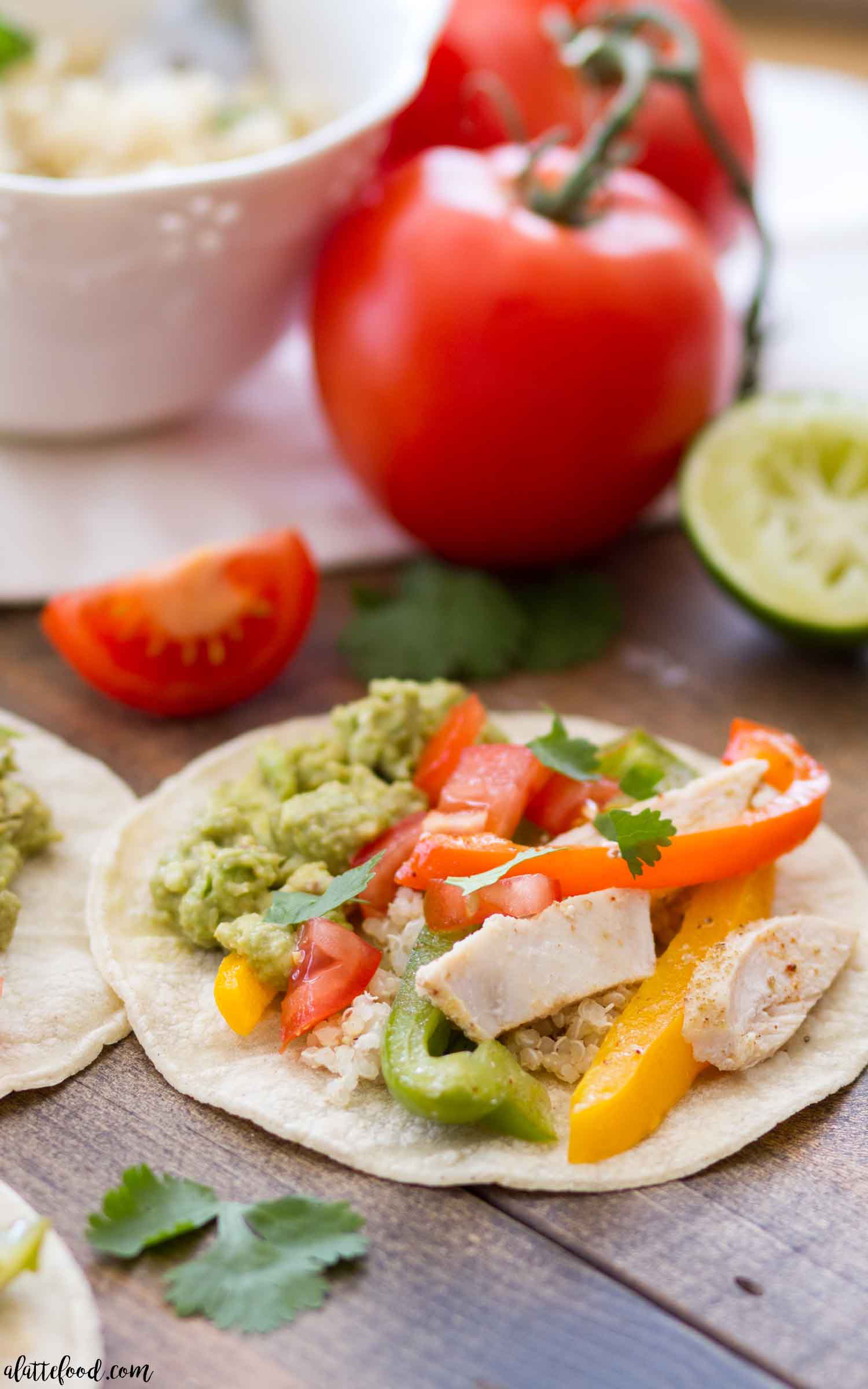 EASY SHEET PAN CHICKEN FAJITAS