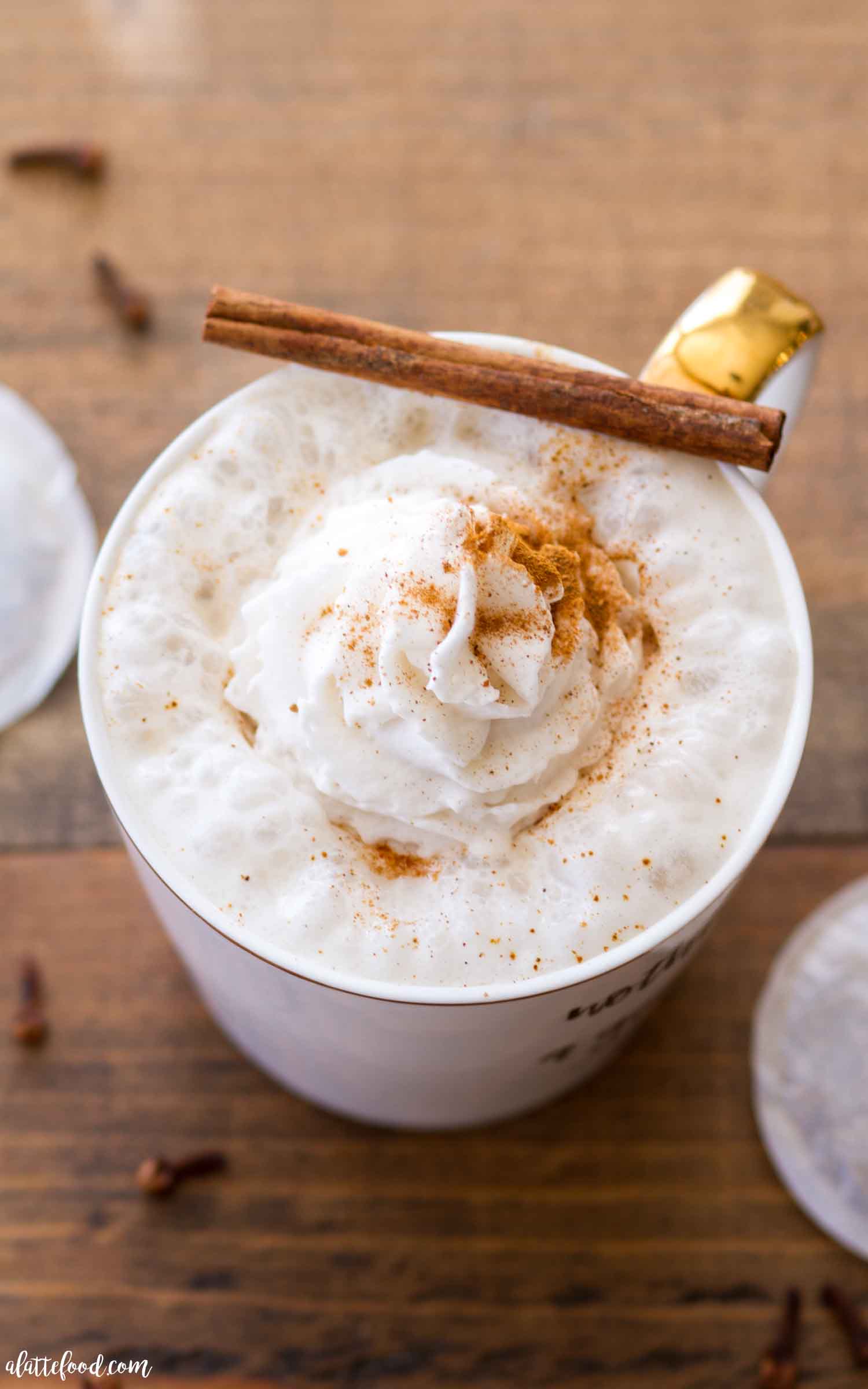 Easy Chai Latte with Almond Milk - A Latte Food