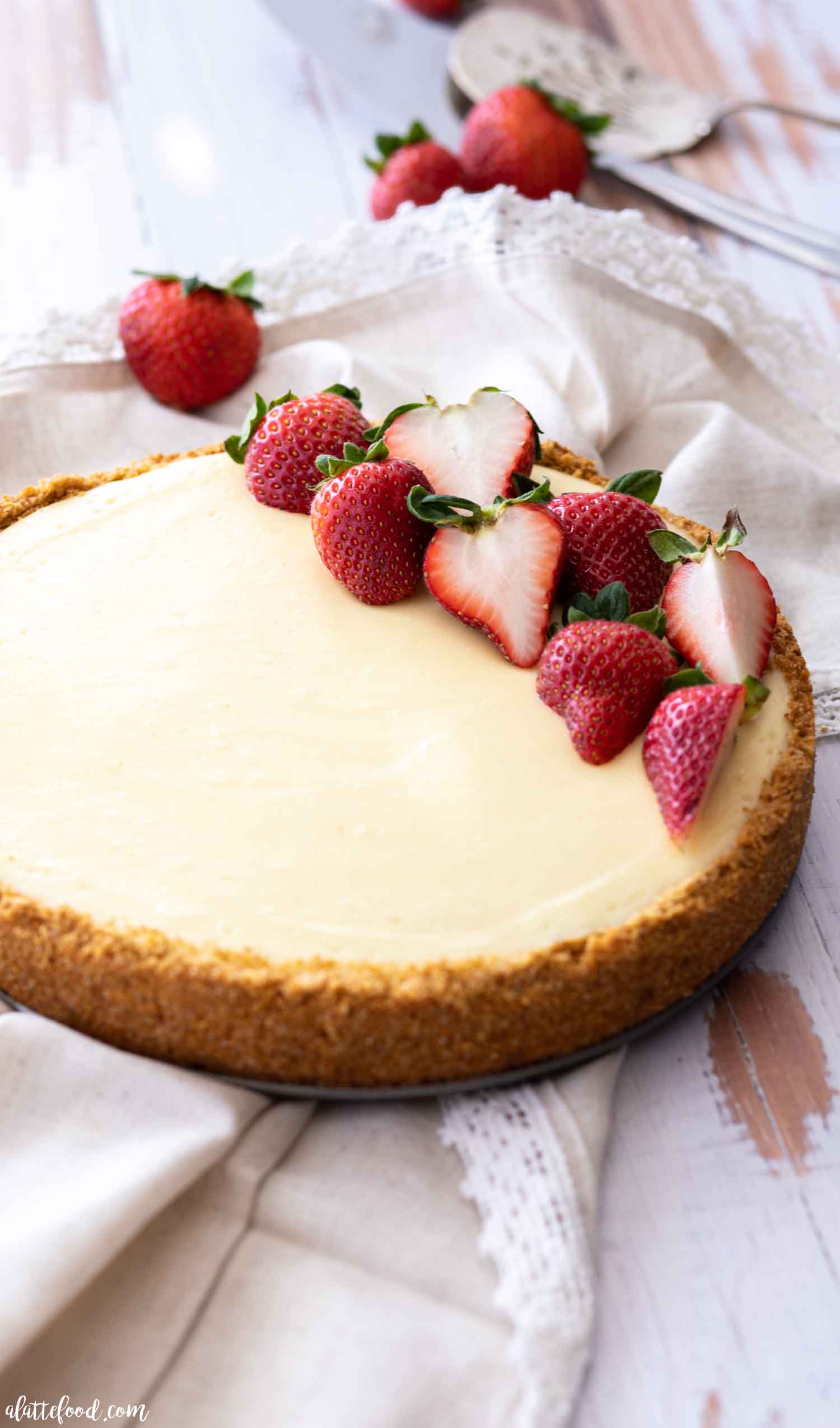 How to Bake Cheesecake in a Water Bath