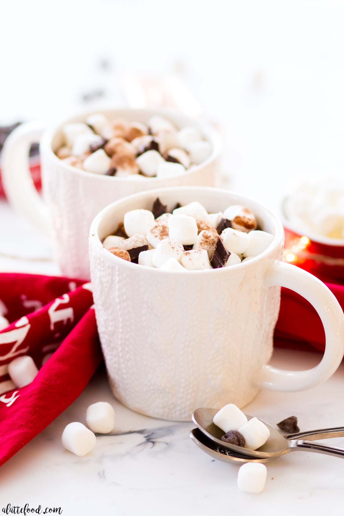 Hot Chocolate Coffee with Marshmallows