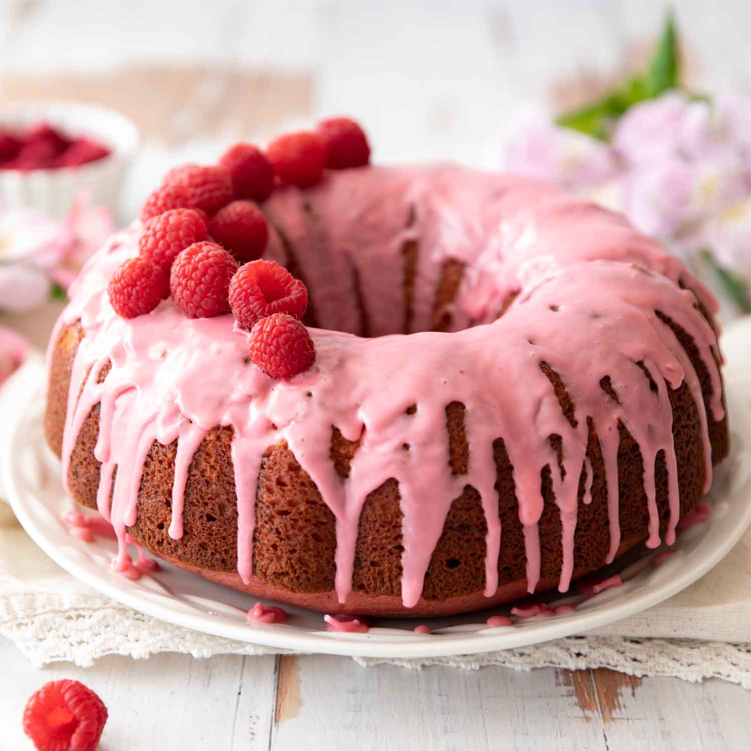 Raspberry Bundt Cake Recipe-image