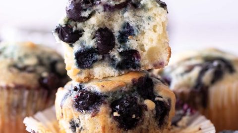 Blueberry Muffins (ultra moist!)